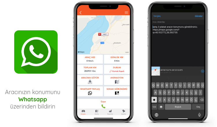 whatsapp location information